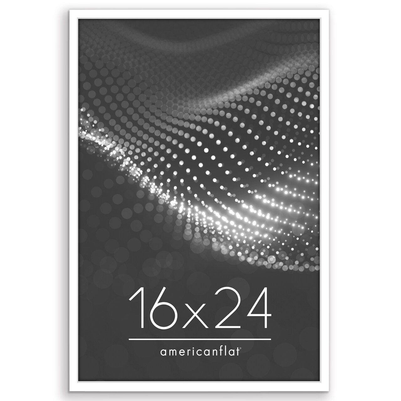 Americanflat Poster Frame - Perfect Frame for Photos and Artwork - Large Picture Frame - Polished Plexiglass - Hanging Hardware with Horizontal and Vertical Display